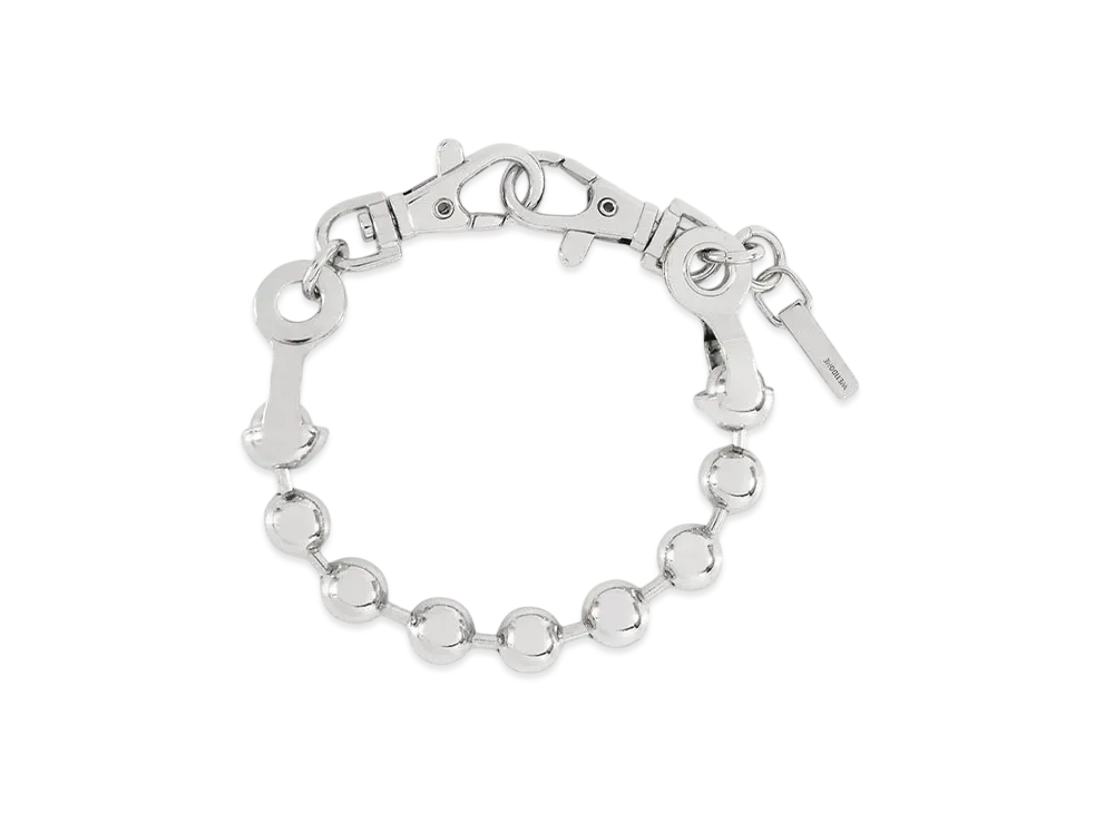 WE11DONE Ball Chain Bracelet "Silver"