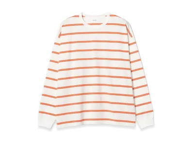 WELLDER Stripe Long Sleeve "Orange"