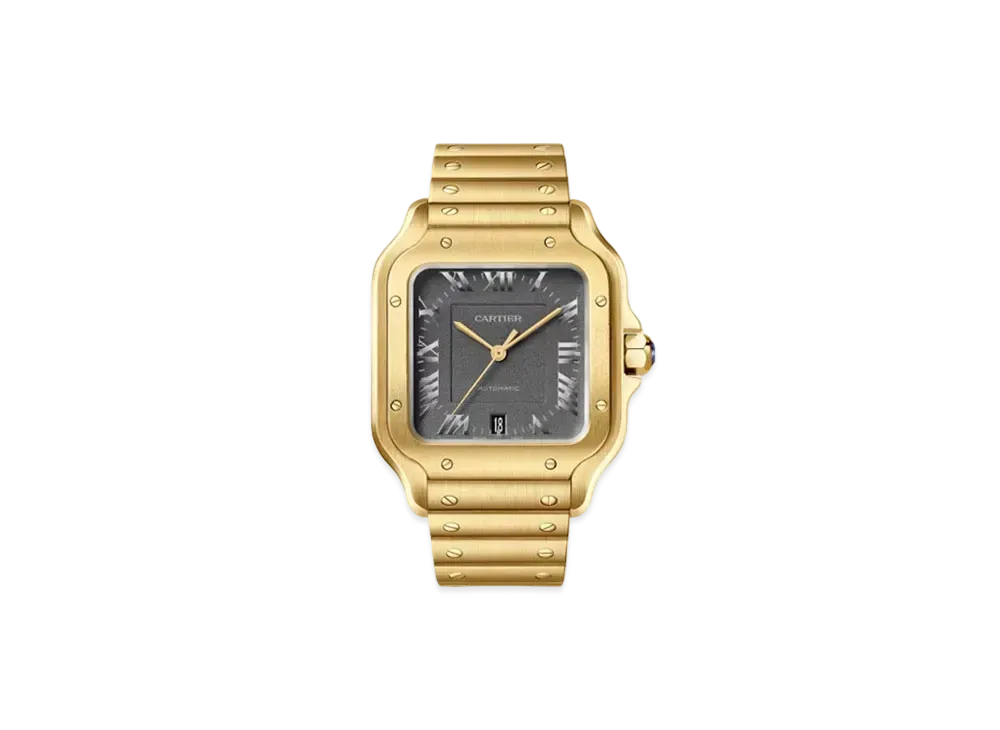 Cartier Santos de Cartier Watch Large Model Japan Exclusive "Yellow Gold" WGSA0101