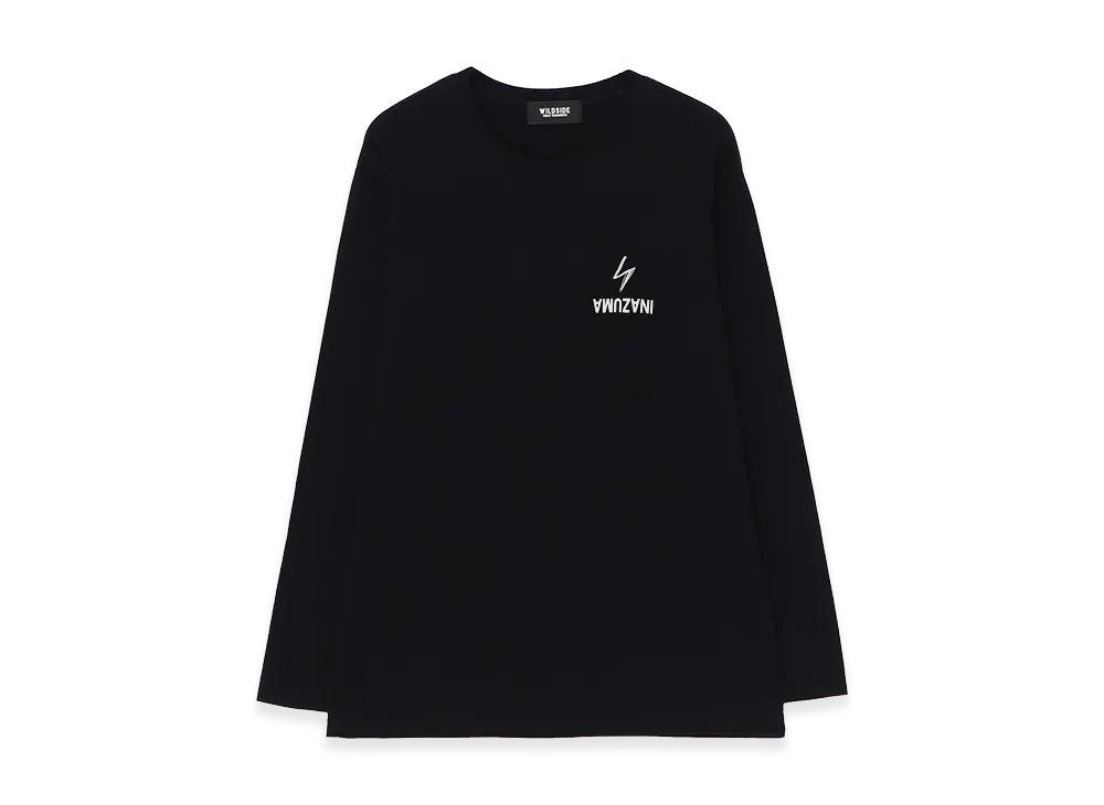 WILDSIDE YOHJI YAMAMOTO Inazuma Long Sleeve T-shirt "Black"