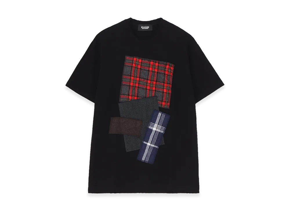 WILDSIDE YOHJI YAMAMOTO Patchwork T-shirt (TypeA) "Black"