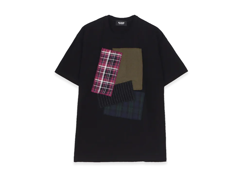 WILDSIDE YOHJI YAMAMOTO Patchwork T-shirt (TypeB) "Black"
