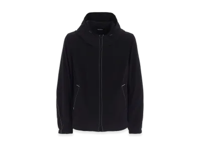 WILDSIDE YOHJI YAMAMOTO Ta/Pe Crepe De Chine Shell Parka "Black"