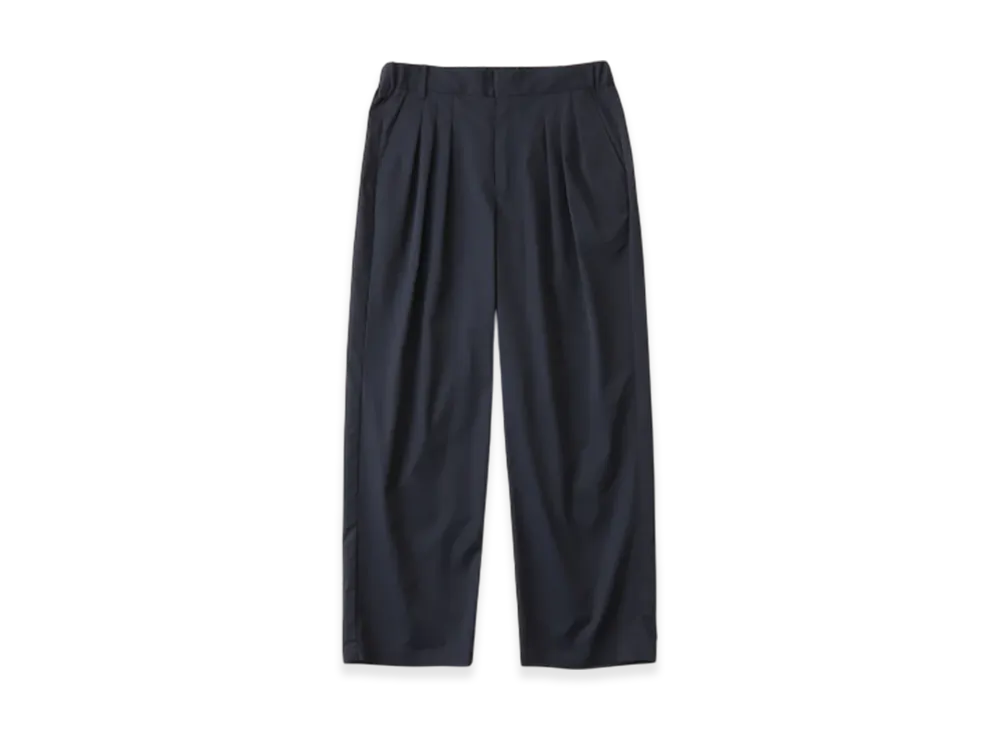 White Mountaineering Solotex 3 Tuck Pants "Navy"