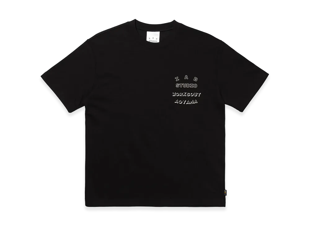 WORKSOUT x IAB STUDIO Aoyama Exclusive Tee "Black"