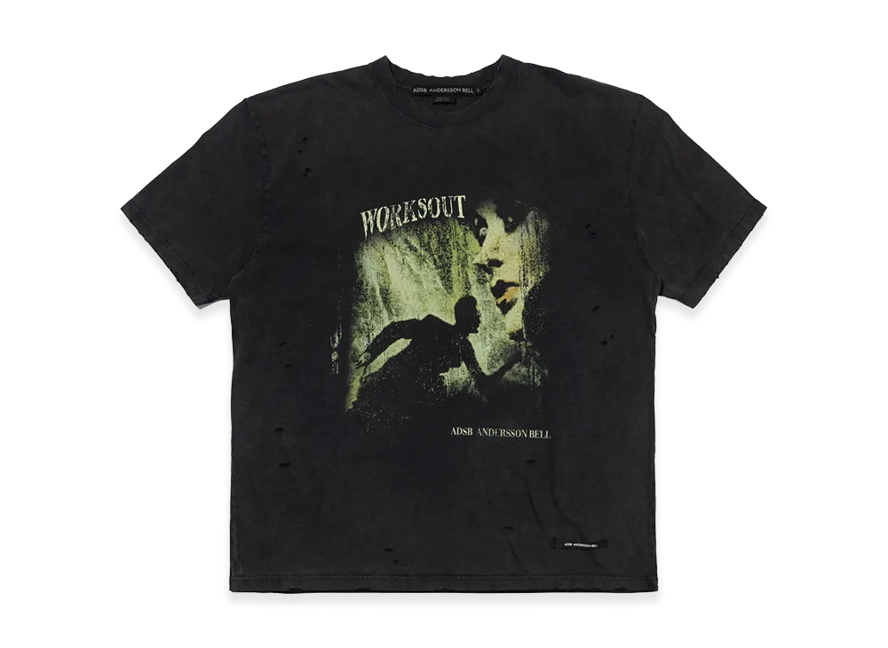 WORKSOUT x Andersson Bell Aoyama Exclusive Tee "Black"