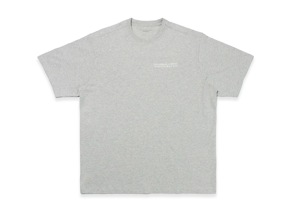WORKSOUT x POP TRADING COMPANY Aoyama Exclusive Tee "Grey"