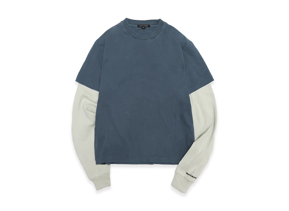 WORKSOUT x Beach Brains Aoyama Exclusive L/S Tee "Blue"