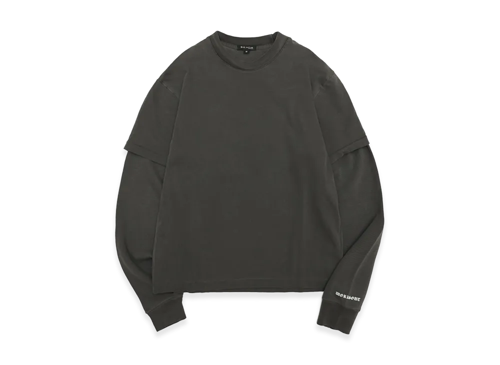 WORKSOUT x Beach Brains Aoyama Exclusive L/S Tee "Black"