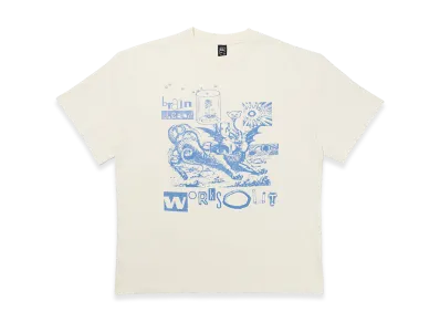 WORKSOUT x Brain Dead Aoyama Exclusive Tee "Natural"