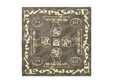 WORKSOUT x Brain Dead Aoyama Exclusive Scarf "Brown"