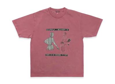 WORKSOUT x C.E Aoyama Exclusive Tee "Washed Red"