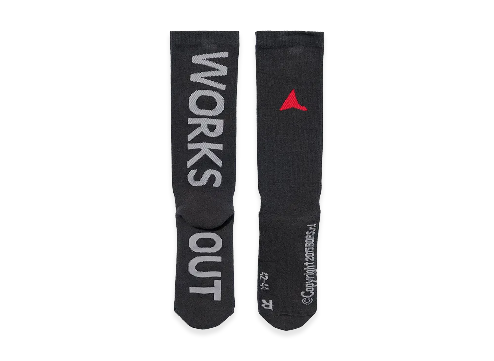 WORKSOUT x ROA Aoyama Exclusive Socks "Black"