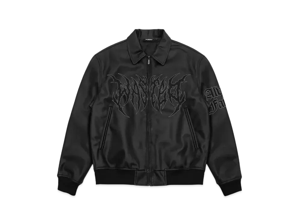 WASTED PARIS Varsity Jacket Blitz "Black"