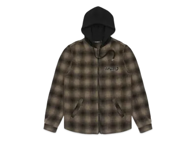 WASTED PARIS Shirt Shadow Plaid Method "Brown"