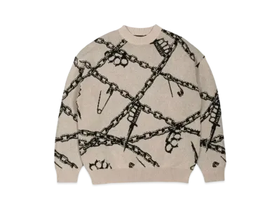 WASTED PARIS Sweater Knucles "Beige"
