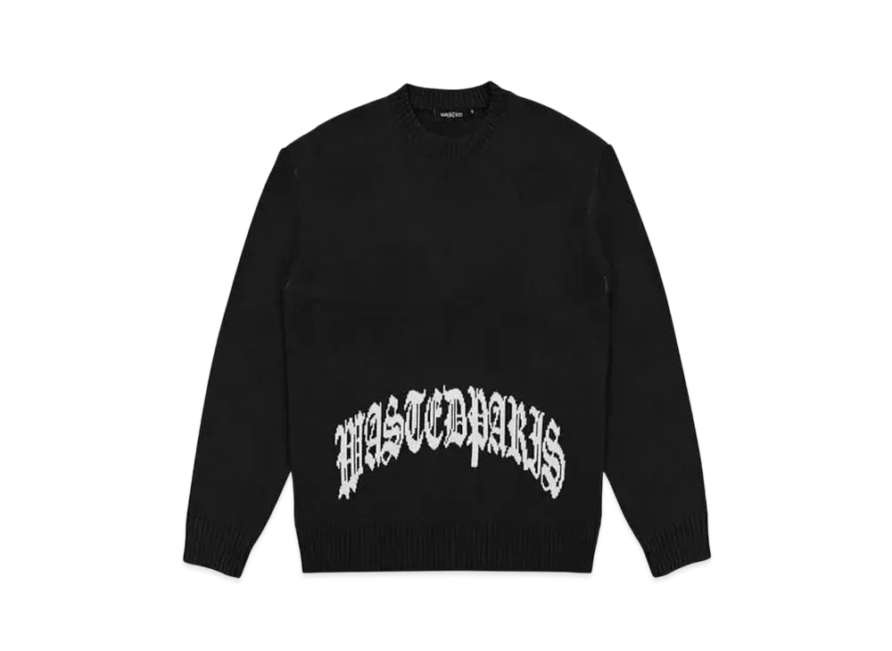 WASTED PARIS Sweater Reverse Kingdom "Black"