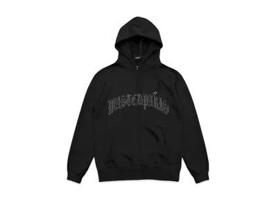 WASTED PARIS Chrome Zip Hoodie "Black"