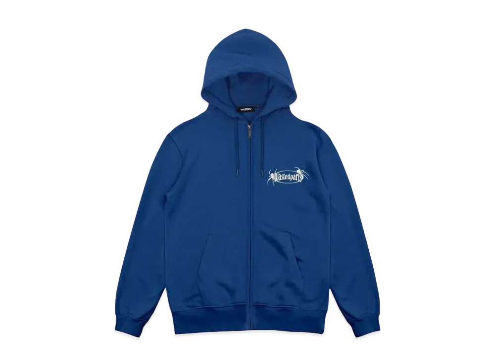 WASTED PARIS Boiler Reset Zip Hoodie "Blue"