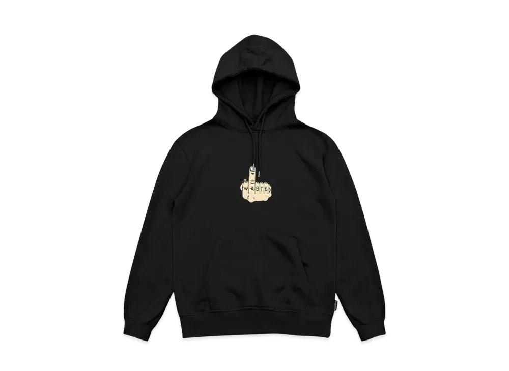 WASTED PARIS Middle Hoodie "Black"