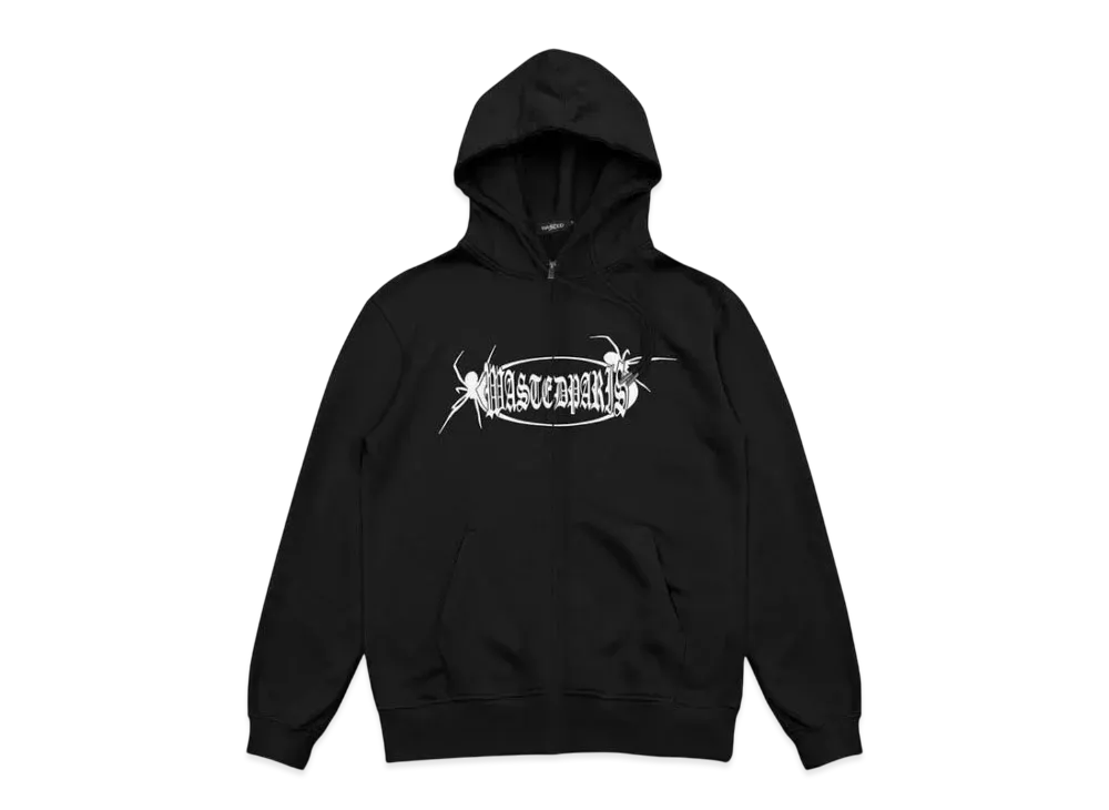 WASTED PARIS Hoodie Zip Boiler "Black"