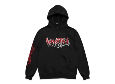 WASTED PARIS Hoodie Zip Blind "Black"