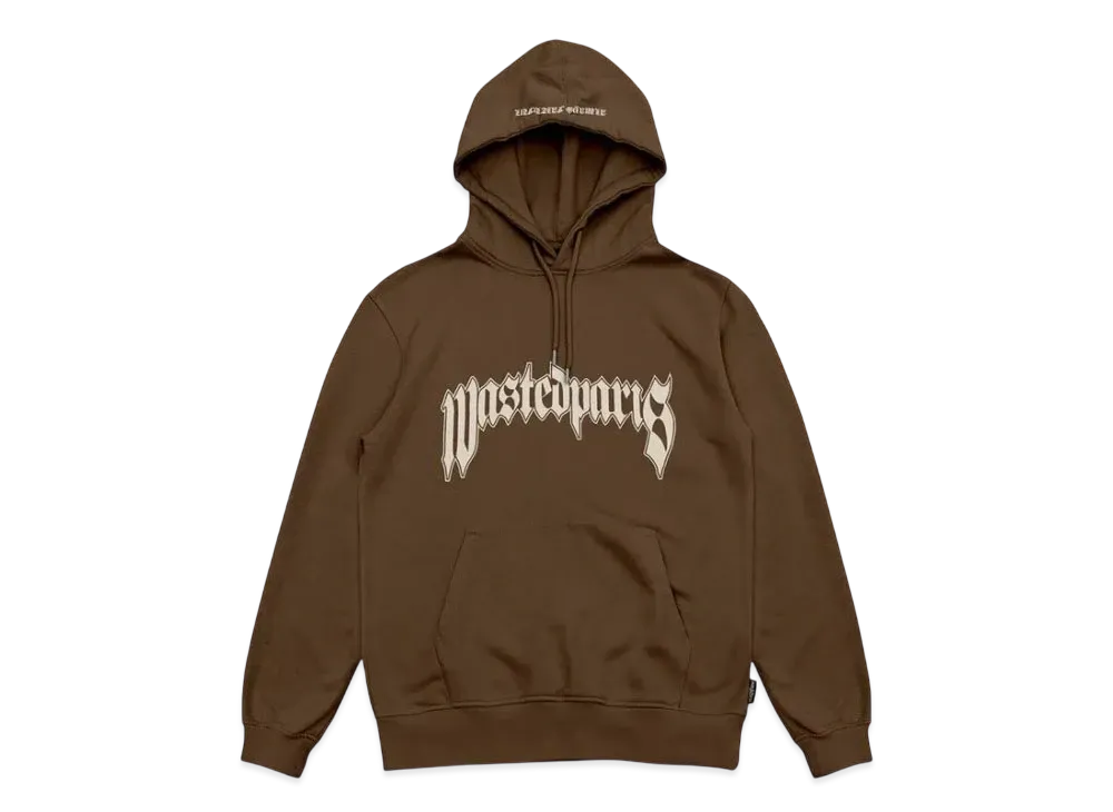 WASTED PARIS Hoodie Pitcher "Brown"