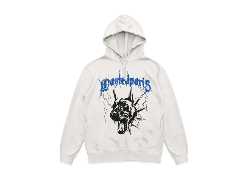 WASTED PARIS Hoodie Spike "White"