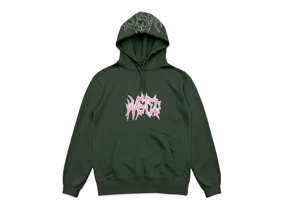 WASTED PARIS Hoodie Giant Monster "Green"