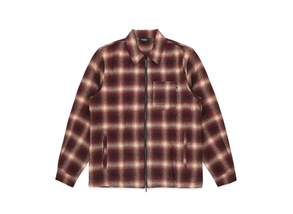 WASTED PARIS Shirt Zip Shadow Method "Red"