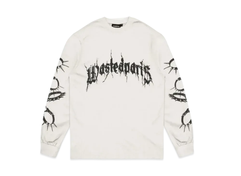 WASTED PARIS T-Shirt Longsleeve Spike "White"