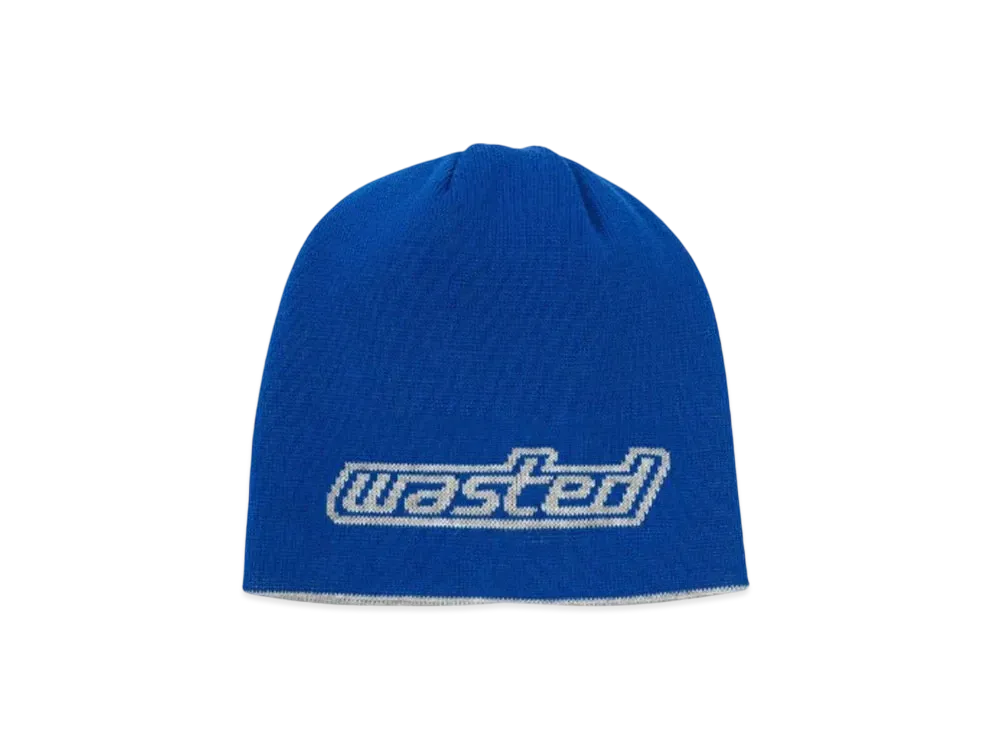 WASTED PARIS Pulse Reverse Brow Beanie "Blue"
