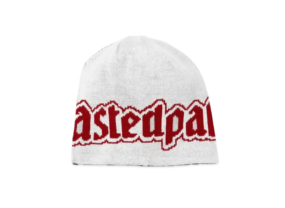 WASTED PARIS United Reverse Brow Beanie "White"