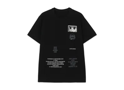 WILDSIDE Yohji Yamamoto Pour Homme Invitation T-Shirt (2019SS) "Black"