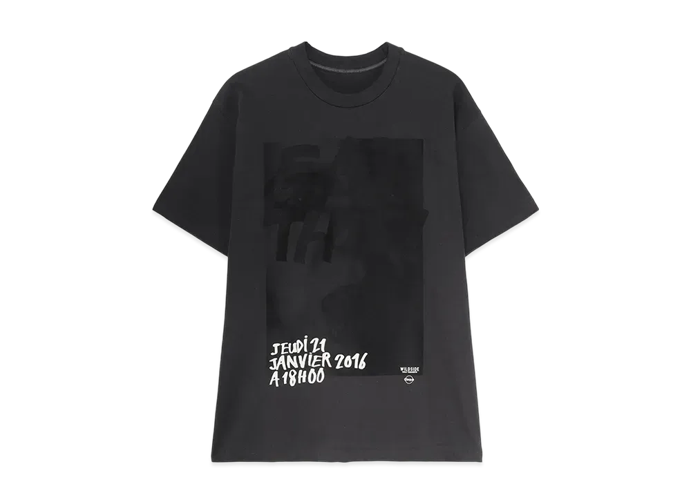 WILDSIDE Yohji Yamamoto Pour Homme Invitation T-Shirt (2016-17AW) "Gray"