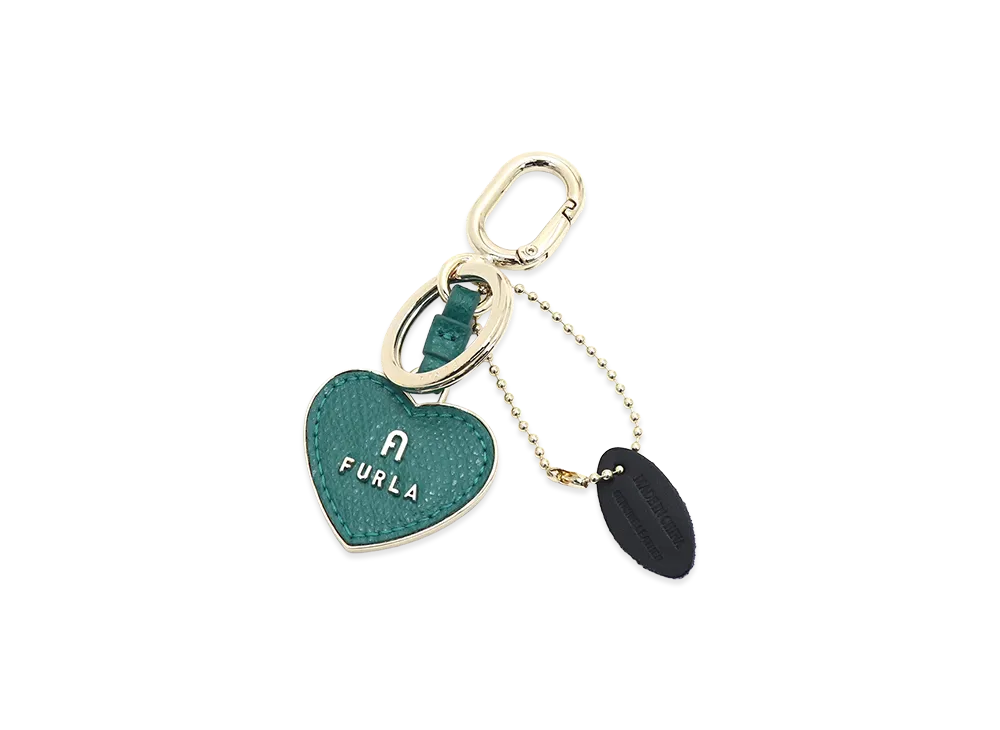 FURLA Women's Camelia Heart Keyring "Amatore Blue"