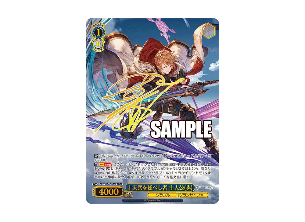 ヴァイス グラブル TDSP 十天衆を総べし者 主人公(男) 十天衆を総べし者 主人公(男) TDSP [GBF/S134-T07SP](トライアルデッキ