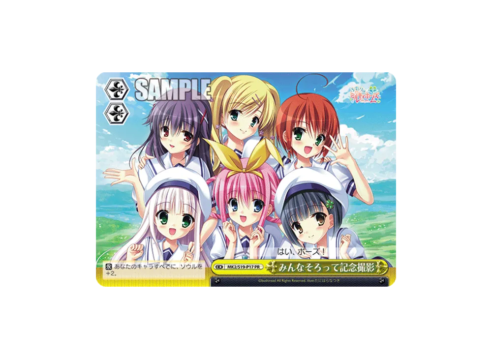 みんなそろって記念撮影 PR [MK2/S19-P17](プロモーションカード「Sサイド」)