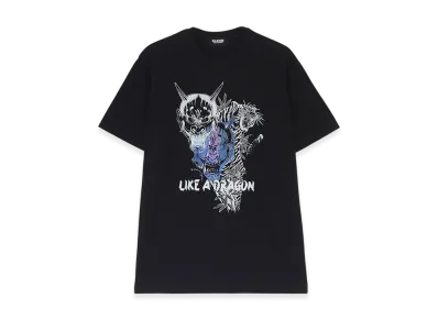 WILDSIDE YOHJI YAMAMOTO x Ryu Ga Gotoku Studio Short Sleeve T-shirt(Hannya/Tiger) "Black"