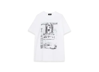 WILDSIDE YOHJI YAMAMOTO x Dear Stranger Graphic T-shirt Piano "White"