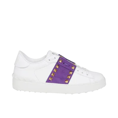 Valentino Garavani Women's Rockstud Untitled Sneakers "White"
