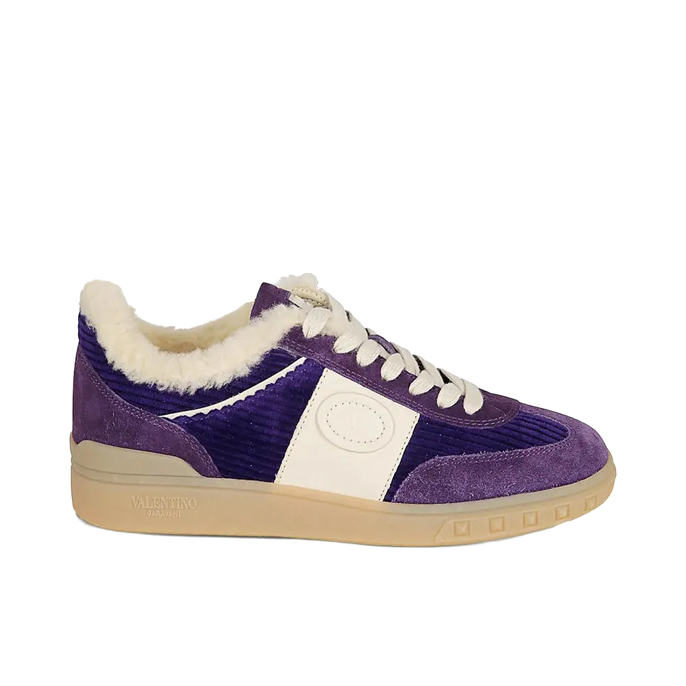 Valentino Garavani Women's Suede Sneakers "Purple"