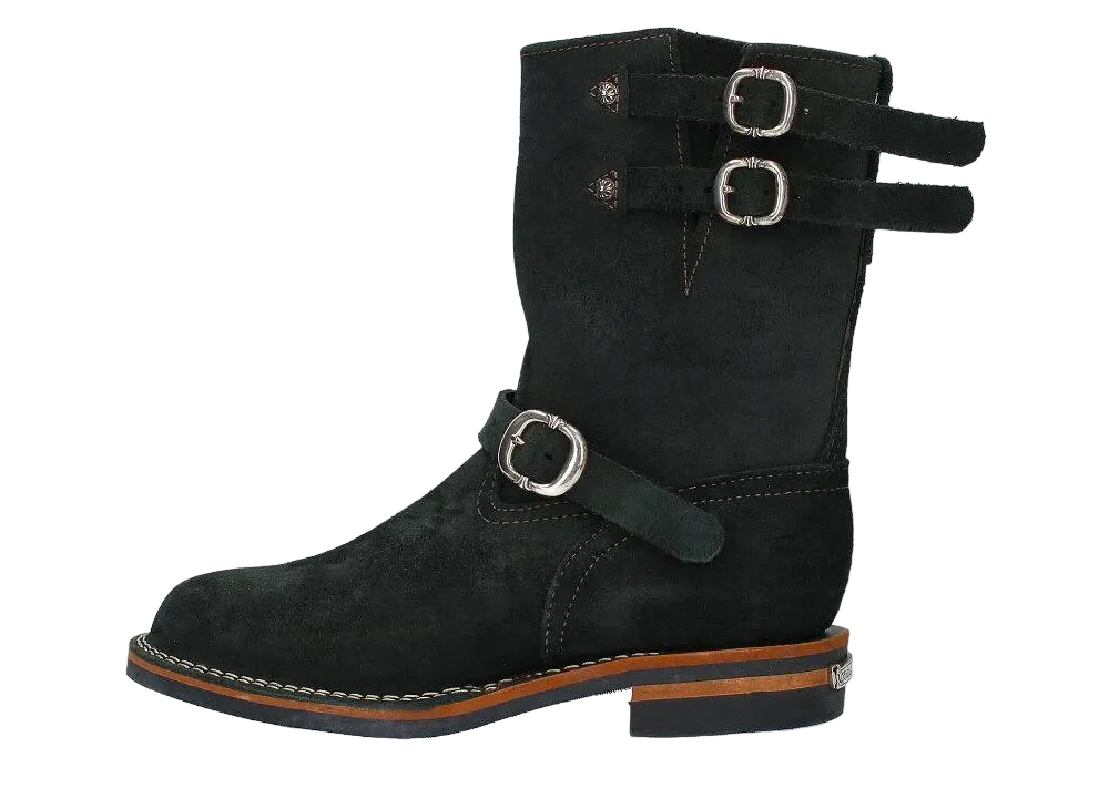 WESCO Boss Double Strap "Black" Black Rough Out 9 Height E
