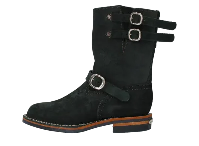 WESCO Boss Double Strap "Black" Black Rough Out 9 Height E