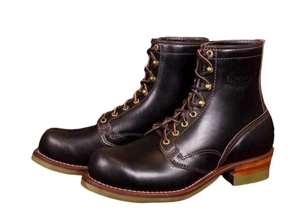 WESCO Jobmaster 38RT 100th Anniversary Model "Black" Horsehide Wesco Supergrip Half Sole 8 Height Signature Bubble Toe E