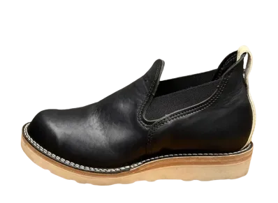 WESCO Horsehide Romeo "Black/White" Vachetta Horsehide #4014 Natural Vibram Bubble Toe E