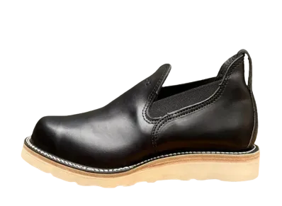 WESCO Horsehide Romeo "Black/Black" Vachetta Horsehide #4014 Natural Vibram Bubble Toe E