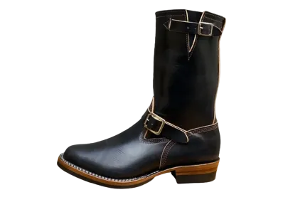 WESCO Mister Lou 7600 "Black" Horsehide Dr.Sole Black Half Outsole&Heel 10 Height Strap E