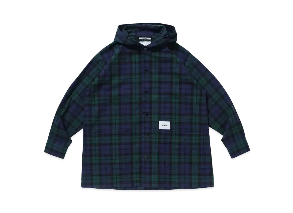 Wtaps BOUT / JACKET / COTTON. FLANNEL. TEXTILE "Green"