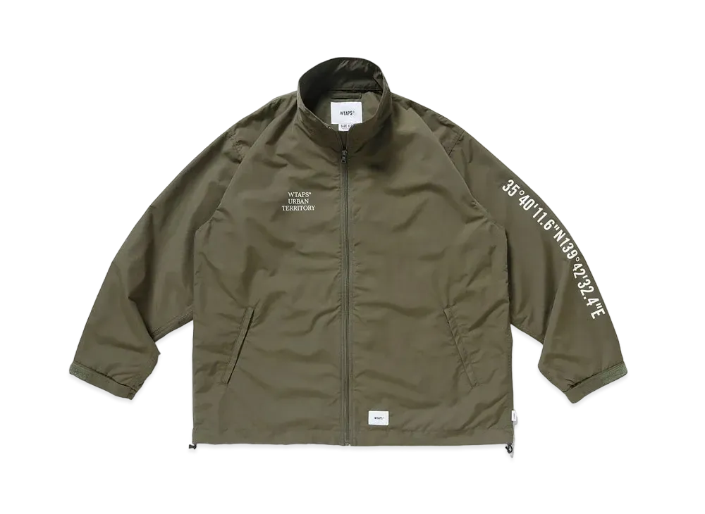Wtaps TRACK / JACKET / NYLON. TUSSAH "Olive Drab"